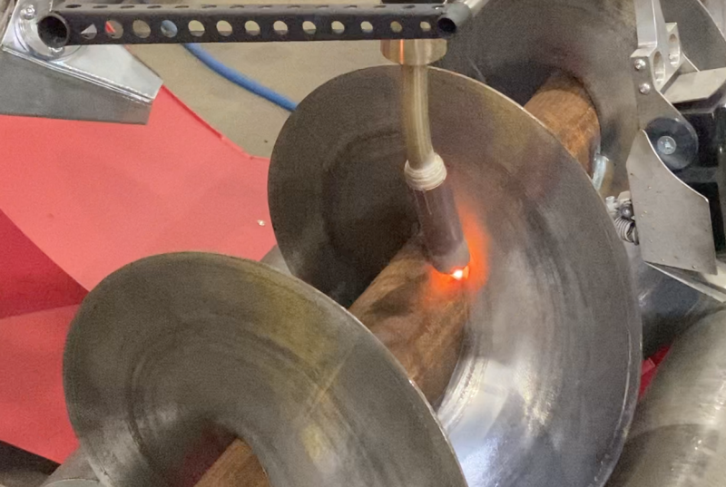 Video - Screw conveyors welding